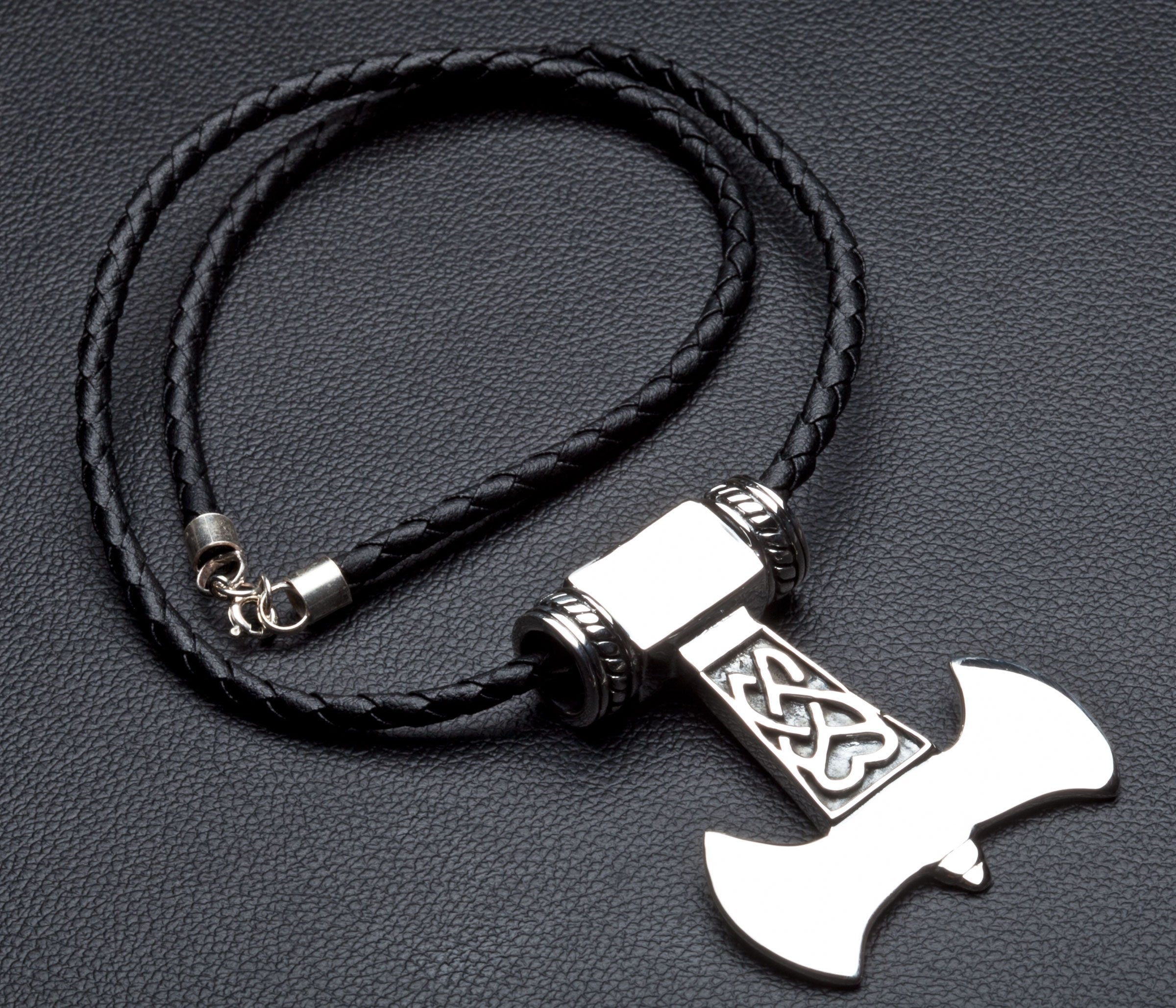 Quality Viking/Mjolnir/Thors Hammer Stainless Steel Gold/Silver Amulet  Necklace | eBay